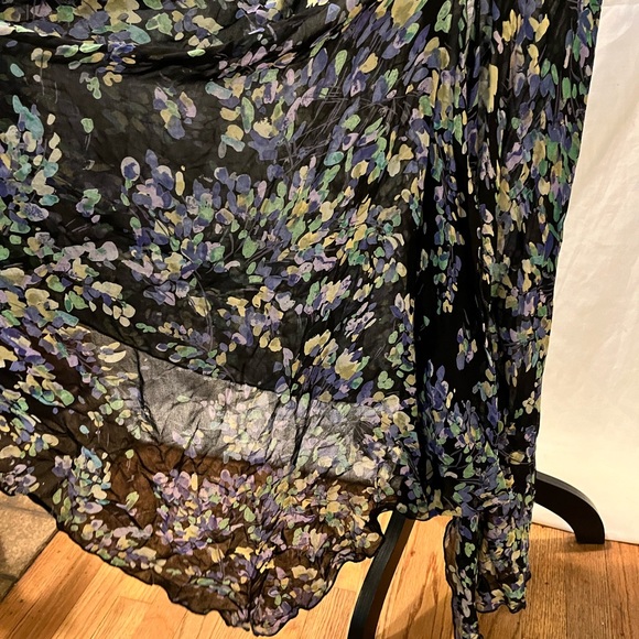 Vintage Y2K sheer floral beaded dress 💙 - Picture 5 of 8